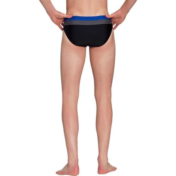 adidas Block Trunk Baddräkt - Herr - Svart-Azusem - Elastisk midja - Infinitex Fitness Eco-tyg