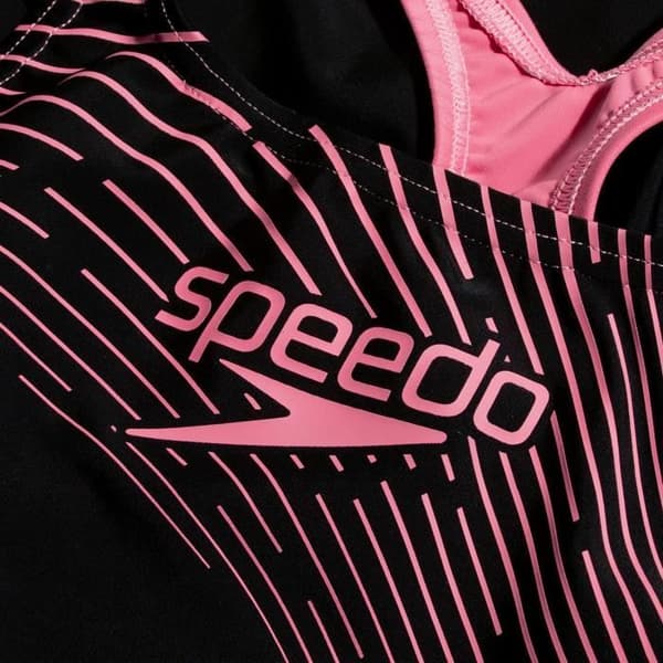 Baddräkt 1 del flicka Speedo Eco Medley Logo Medalist