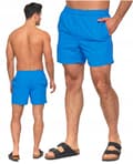 Miniatyrbild 1 av 8: BADSHORTS Herr Släta Snabbtorkande Shorts Badbyxor MORAJ 3XL