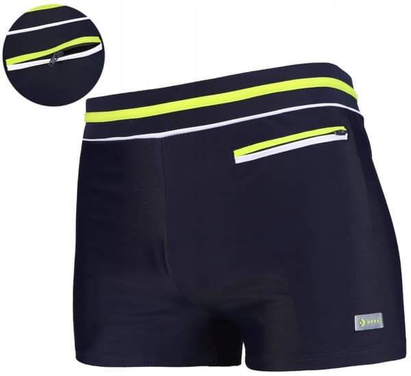 HERRE BADEDRAGT BOXERSHORT MED LYNLÅSLOMMEN MORAJ M