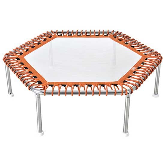 Waterflex Trampoline Premium Hexagonal Brun,Silver