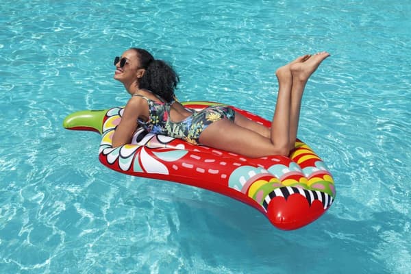 Bestway 43490 Fiesta Pepper oppustelig svømmemadras 1,95mx 99cm