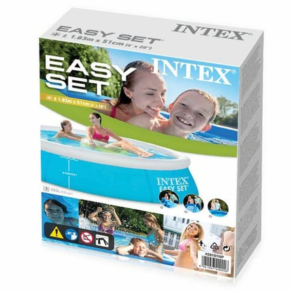 Oppustelig Pool EASY SET Intex 28101NP 886 L 880 L 183 x 51 x 183 cm