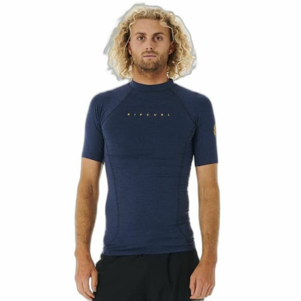 Bade T-shirt Rip Curl  Dawn Patrol Perf Mørkeblå Mænd