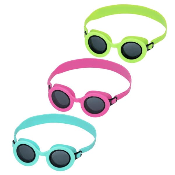 Bestway Svømmebrille Silikone Junior Antidug Farve Mix +3 År Strand og Pool 21178