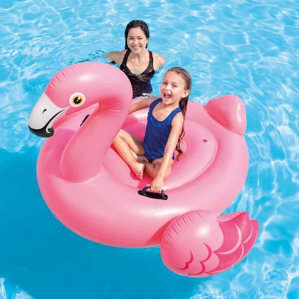 Uppblåsbar flamingoö 142 x 137 x 97 cm INTEX 57558