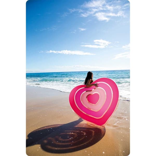 Puhallettava rantapatja Heart 155 x 135 cm INTEX 58727