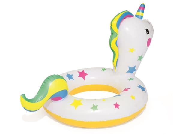 Ilmatäytteinen uimarengas lapsille Happy Animals Bestway 36128 papukaija