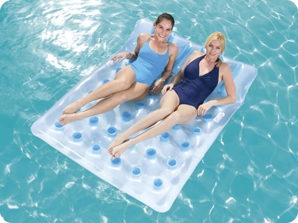 Stor strandmadrass för 2 personer 193 x 142 cm Bestway 43055
