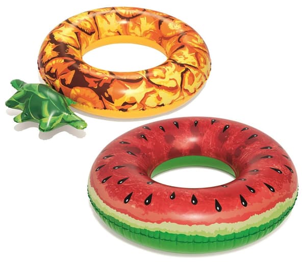 Svømmering Frugter 2 mønstre Bestway 36121 ananas
