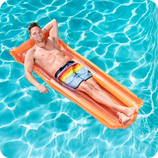 Deluxe-rantapatja 4 väriä 183 x 76 cm Bestway 44013 Oranssi