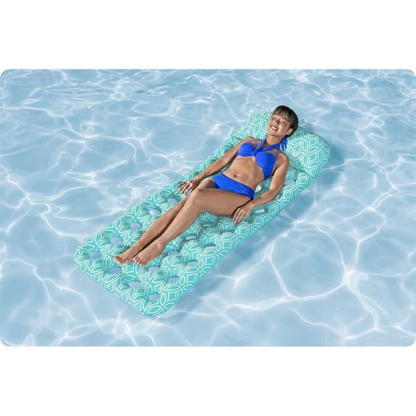 Oppustelig svømmemadras Comfort Plush Bestway 43550