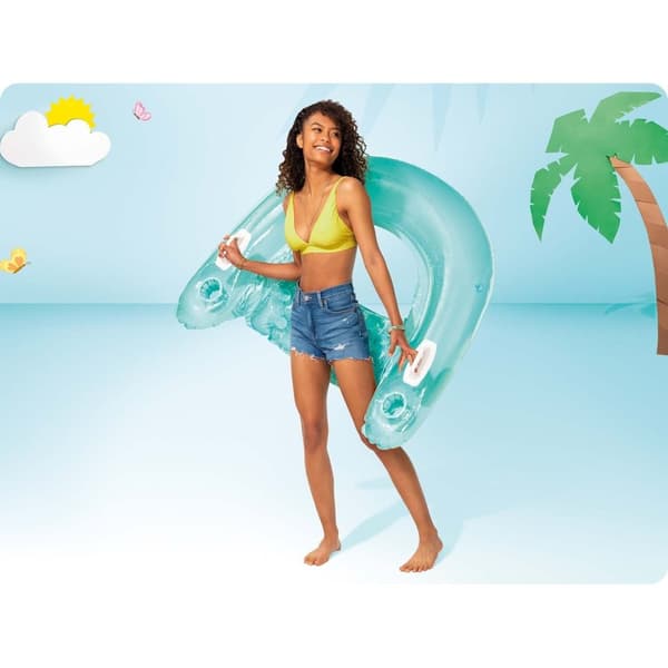 Simstol med handtag 147 x 99 cm INTEX 58859 blå