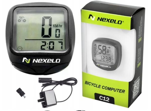 NEXELO C12 PYÖRÄILYTIETOKONE 12 TOIMINTOA LANGALLISESTI