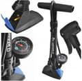 Miniatyrbillede 1 af 5: Nexelo cykelpumpe med manometer og ventilklemme