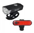 Pikkukuva 1 / 4: NEXELO Supreme LED -pyöränvalosarja edessä ja takana USB