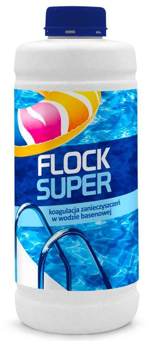 GAMIX VATTENKOAGULANT 1L BASENGÅNGSKEMI SUPERFLOCK RENGÖR VATTEN