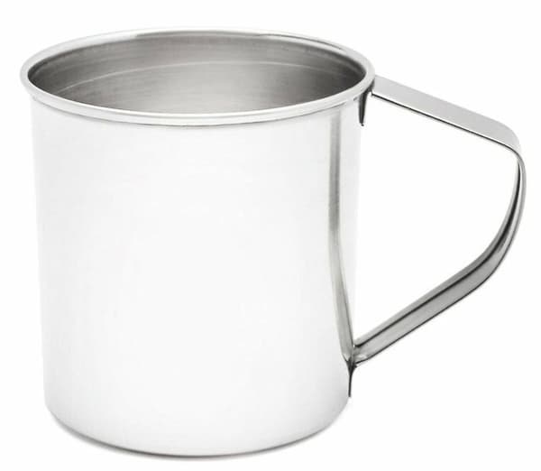 Stålkrus med rustfri stålhåndtag TADAR 500 ml