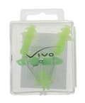 Miniatyrbillede 3 af 3: ØRE- OG NÆSEPROPPER TIL SVØMMEBASIN SILIKONE GRØN + VIVO-REM