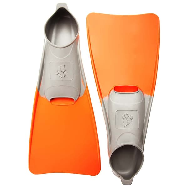 Madwave Lange Svømmefinner Pool Colour Orange,Søvfarvet EU 36-37