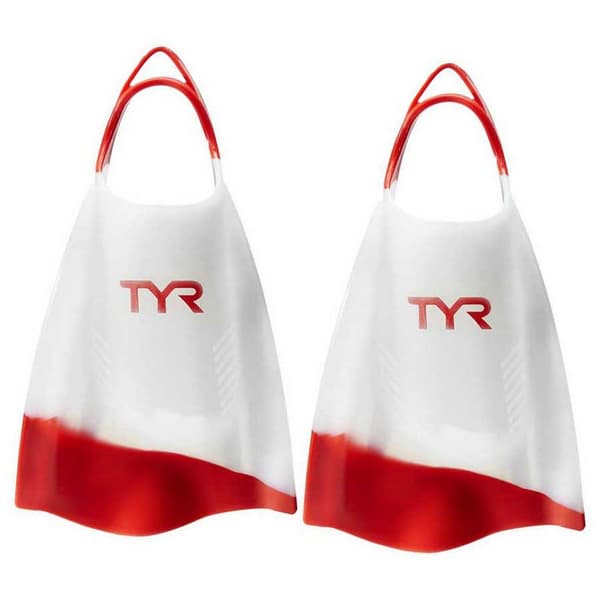 Tyr Svømmefinner Hydroblade Transparent,Rød EU 41 1/2-43