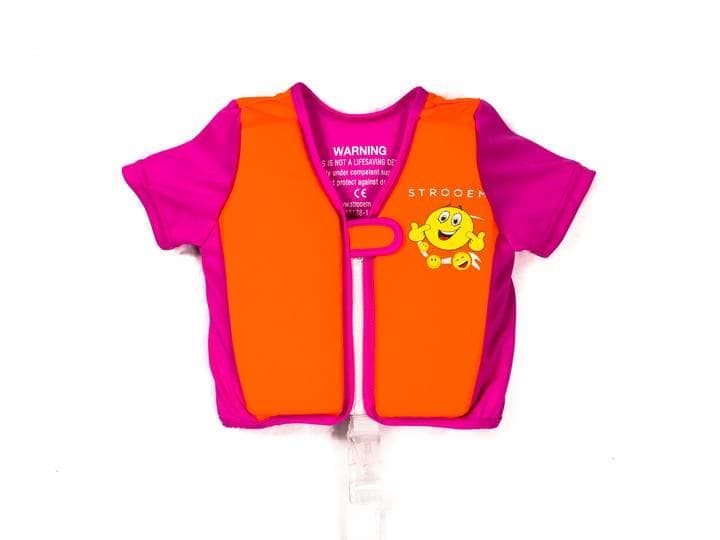 Strooem Smiley Swim Vest 2-4 years Orange/Pink