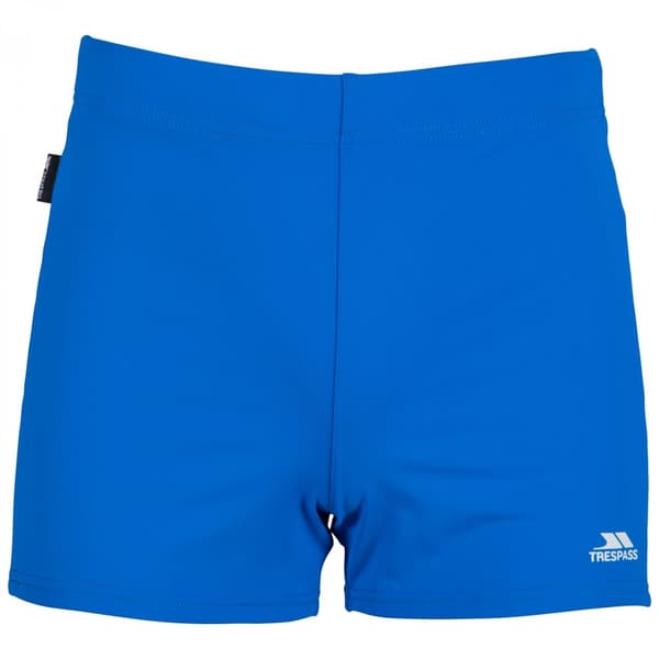 Trespass Mens Exerted Contrast Panel Swim Shorts Bright Blue XXS