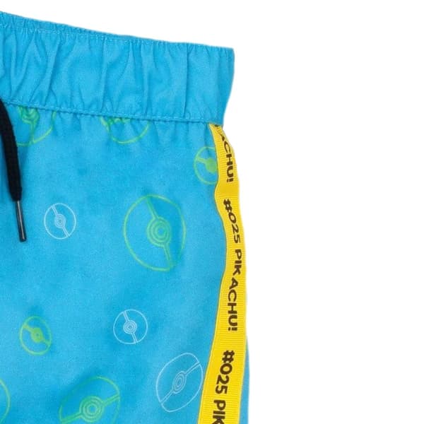Pokemon Boys Pikachu Pokeball Swim Shorts