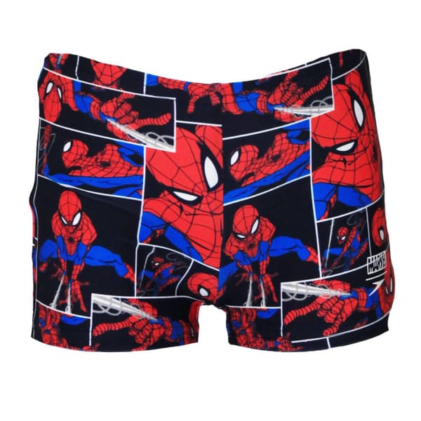 Spider-Man Speedo badshorts för pojkar Navy/Red 1 Year