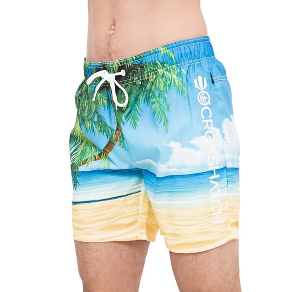 Crosshatch Dream Beach badeshorts til mænd Blue S
