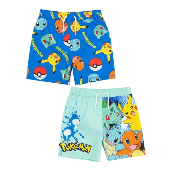 Pokemon Badshorts för pojkar (2 st.)
