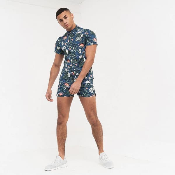 Crosshatch Winifred badshorts för män