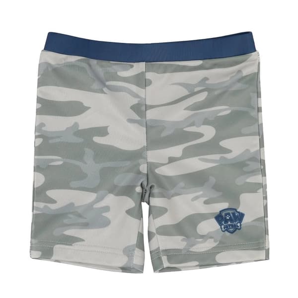 Paw Patrol Boys Camo Two-Piece Swimsuit