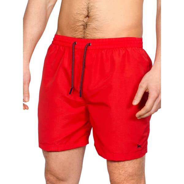 Bewley & Ritch Mens Alden Swim Shorts Red L
