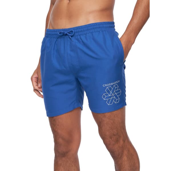 Crosshatch Mens Allred Swim Shorts Blue XL