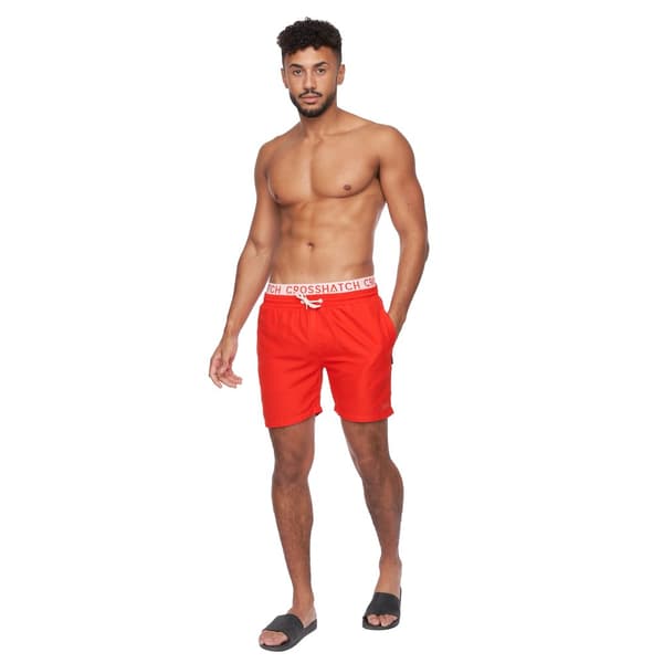 Crosshatch Mens Bandout Swim Shorts
