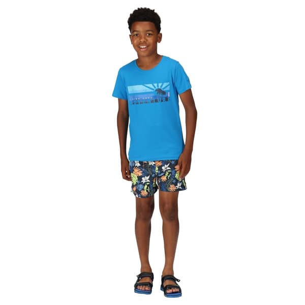 Regatta Childrens/Kids Skander II Tropical Swim Shorts
