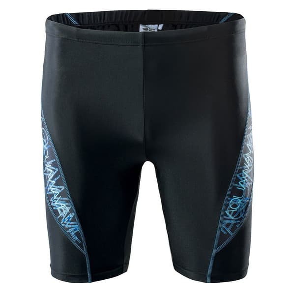 Aquawave Mens Barid Swim Shorts Black/Blue Curacao M