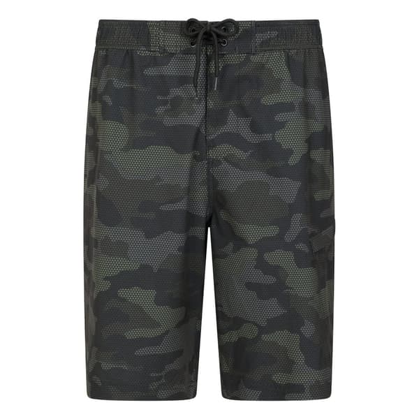 Mountain Warehouse Mens Camouflage Swim Shorts Green XL