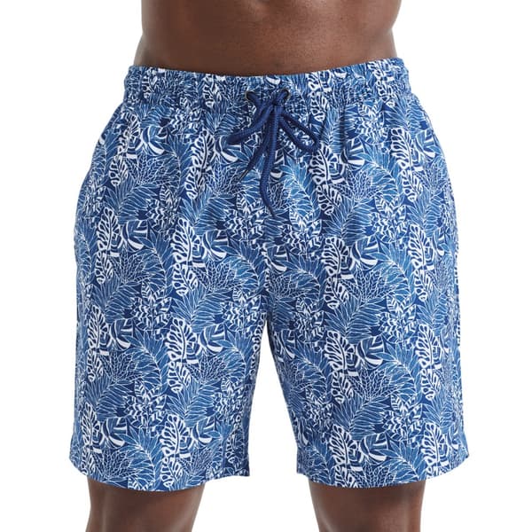 Wombat Mens Leaf Print Swim Shorts