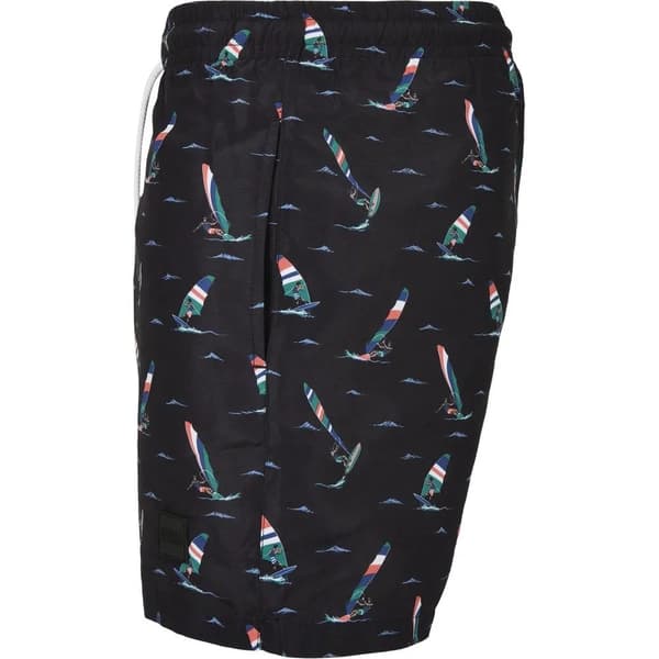Urban Classics Surf Print badshorts för män