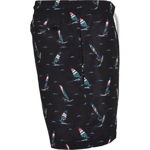 Urban Classics Surf Print badshorts för män