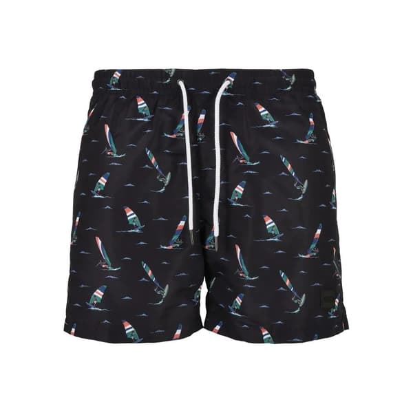 Urban Classics Surf Print badshorts för män