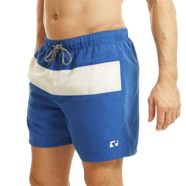 RIPT Essentials Mens Contrast Striped Swim Shorts