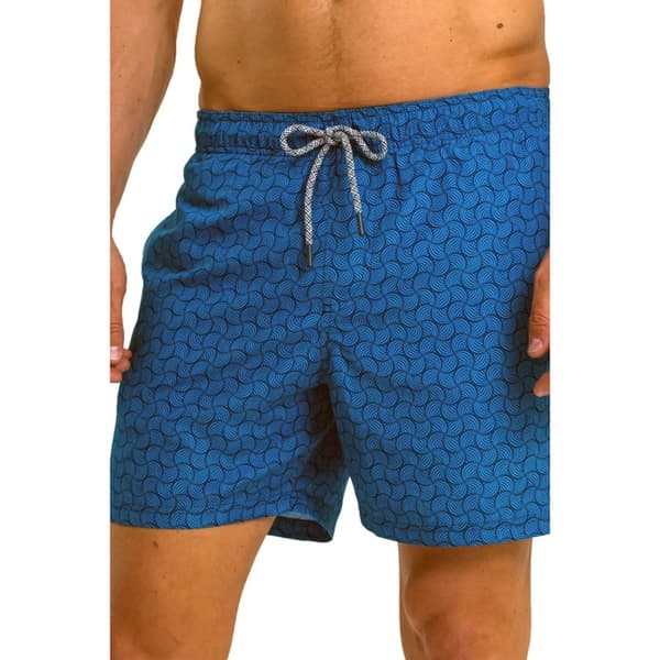 RIPT Essentials Mens Swirl Print Swim Shorts