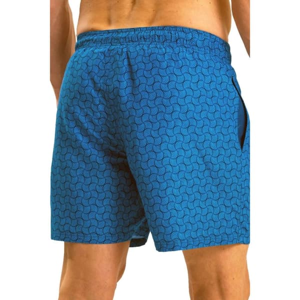RIPT Essentials Mens Swirl Print Swim Shorts