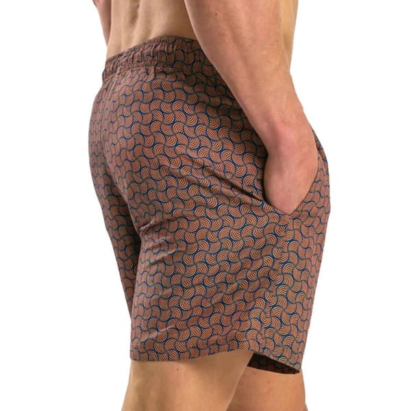 RIPT Essentials Mens Swirl Print Swim Shorts