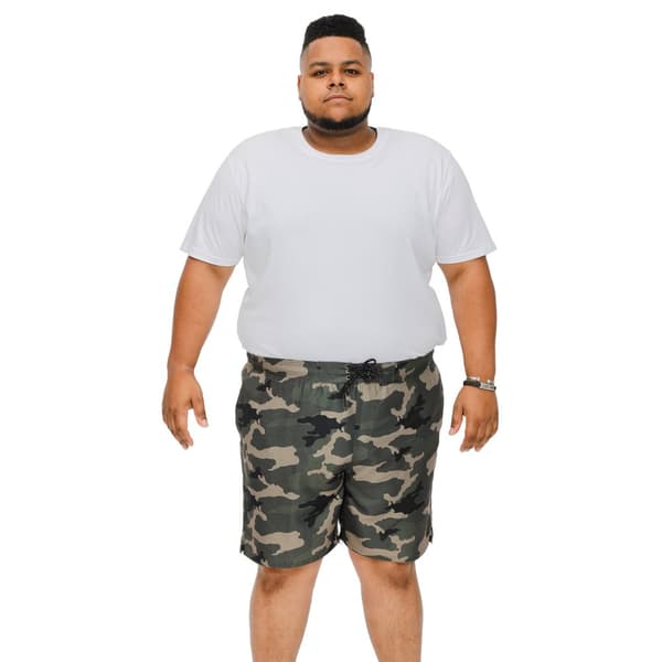 Duke Mens D555 Kody Camo All-Over Print Kingsize Swim Shorts