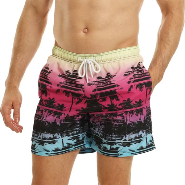 RIPT Essentials Mens Printed Swim Shorts
