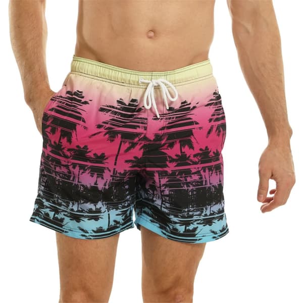 RIPT Essentials Mens Printed Swim Shorts